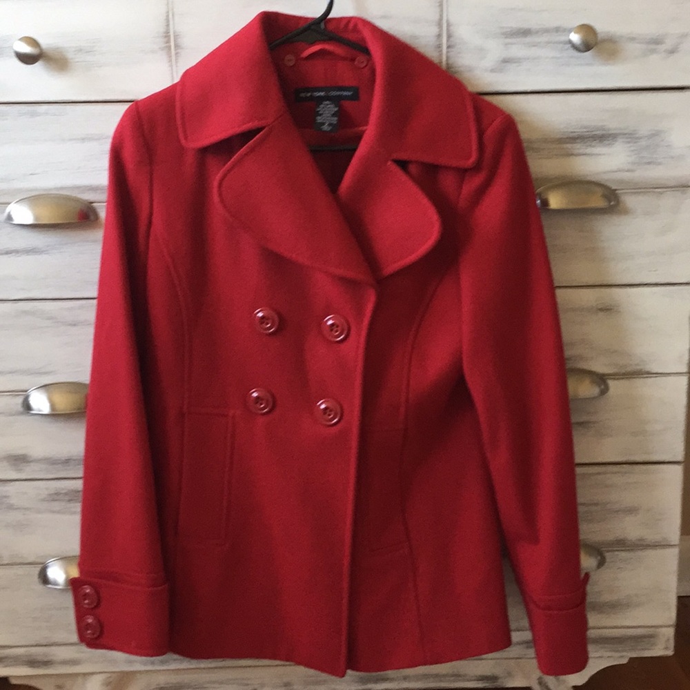 Sold. New York and Company wool peacoat. Size 2